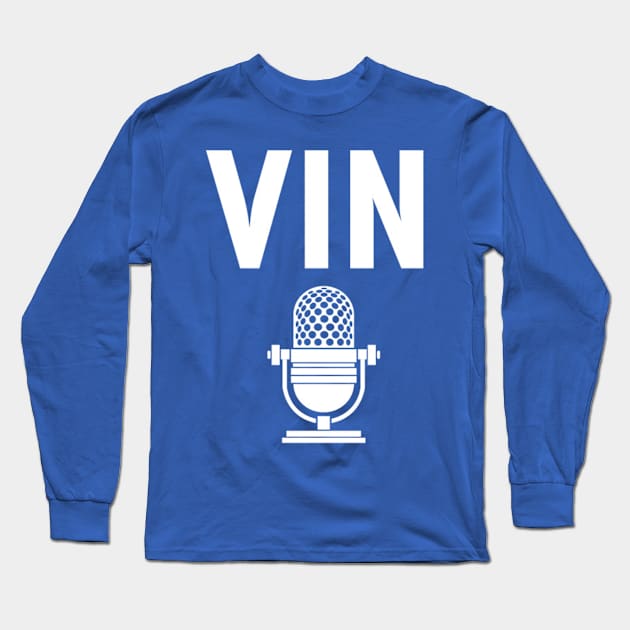 Vin Scully - Dodgers Long Sleeve T-Shirt by jordan5L